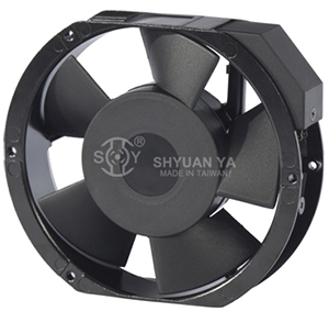 Metal inverter electric motor cooling fan blade