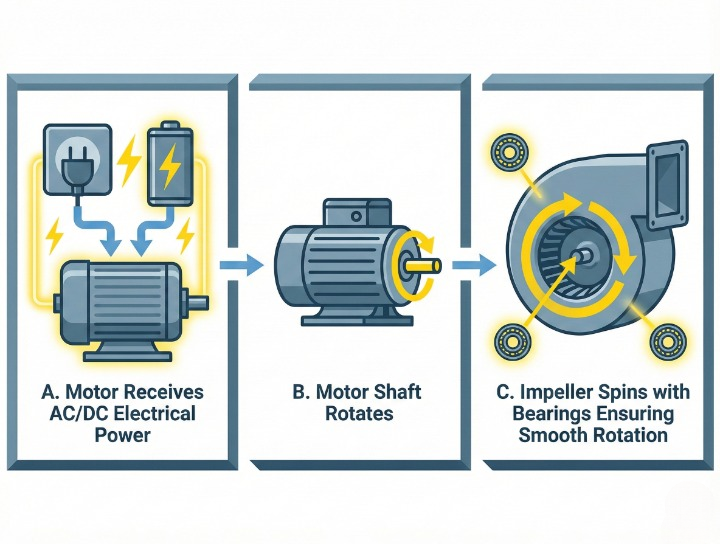 How Is the Centrifugal Blower Turned? 5 Steps Explained Simply│SHYUAN YA